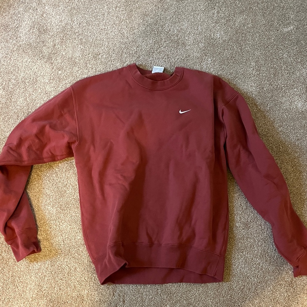 Nike Women's Burgundy Crewneck Sweater